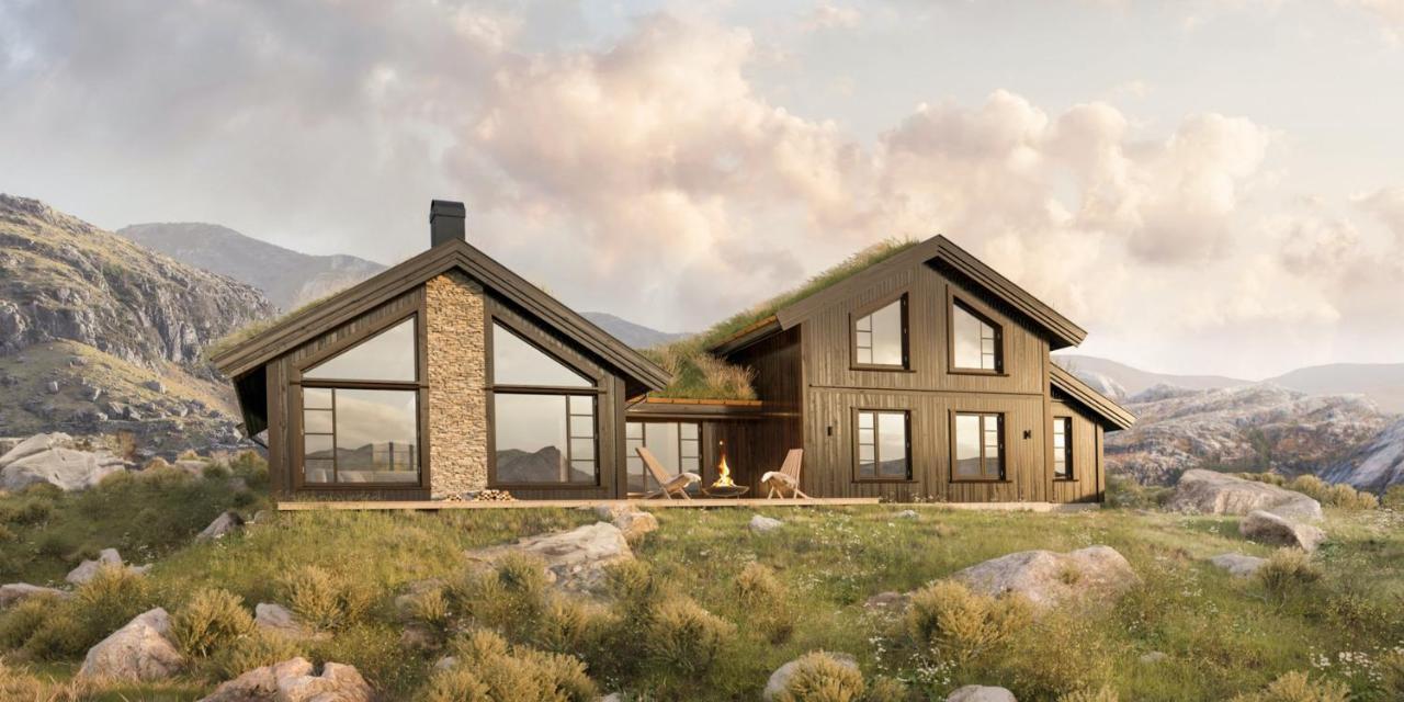 Ny Eksklusiv Hytte I Vradal Med Perfekt Beliggenhet- Alpin Og Ski Exterior photo